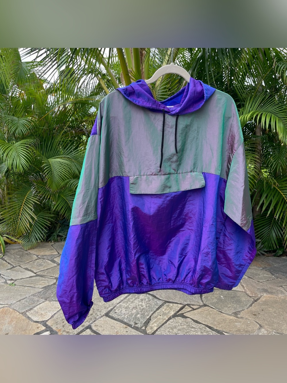 Iridescent Vintage Windbreaker